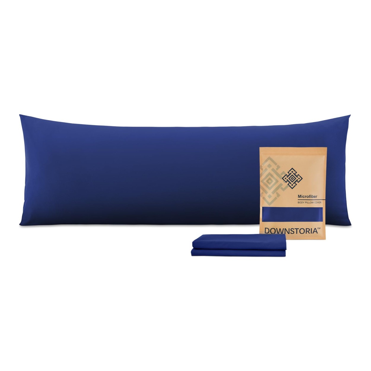 DOWNSTORIA Body Pillow Cover, Ultra Soft Microfiber Long Pillowcase, Envelope Cl