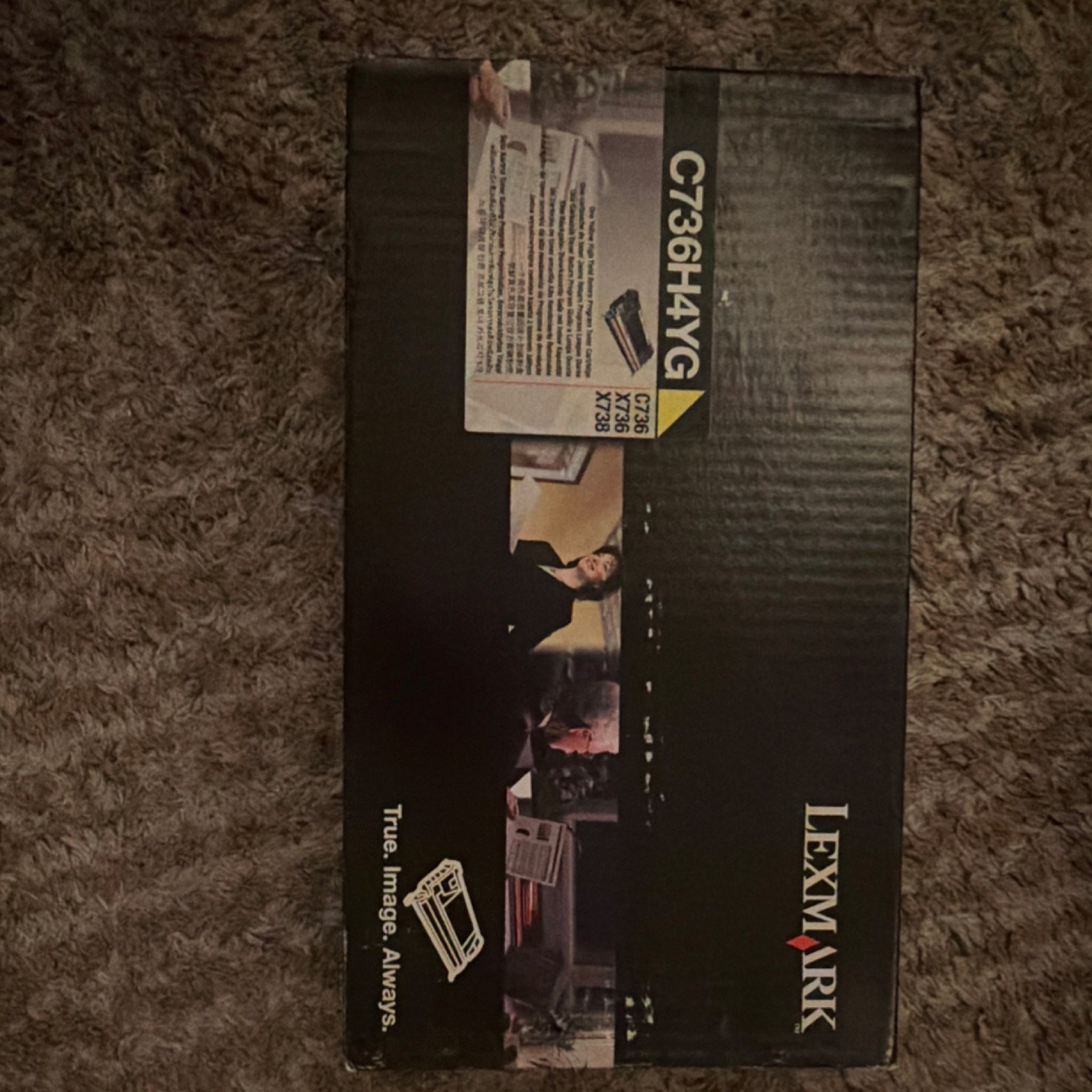 Lexmark C736H4YG Yellow High Yield Toner Cartridge for C736 X736 X738