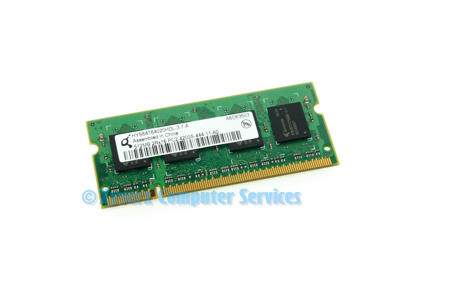 HYS64T64020HDL-3.7-A QIMONDA LAPTOP MEMORY 512MB 2RX16 PC2-4200S-444-11-A0(CA69)