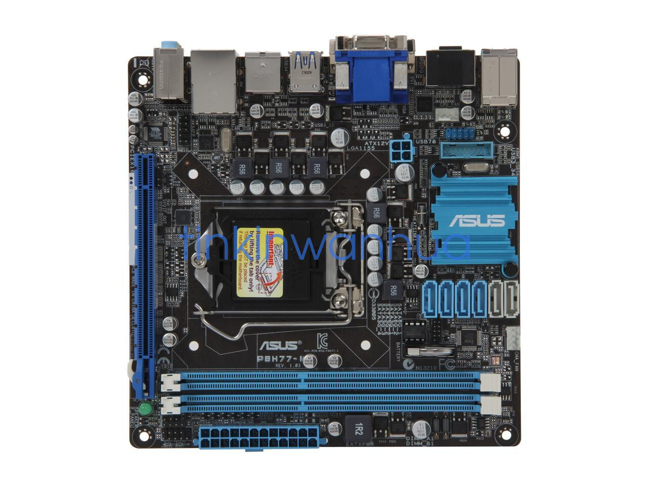 FOR ASUS P8H77-I LGA 1155 Intel Motherbroad H77  B75 16G DDR3 Motherbroad