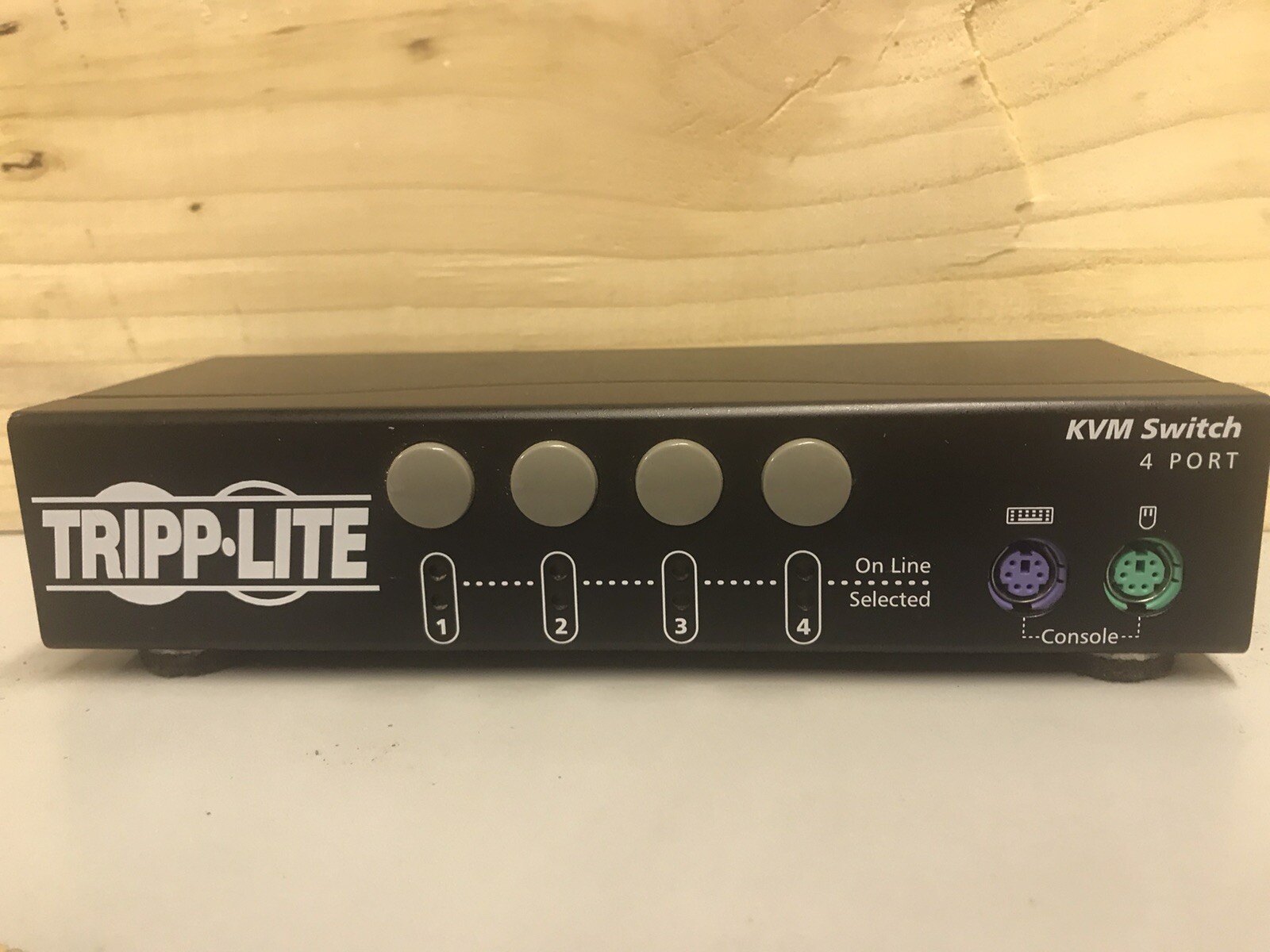 Tripp Lite  Model CS 84.  4-Ports External KVM switch PS/2
