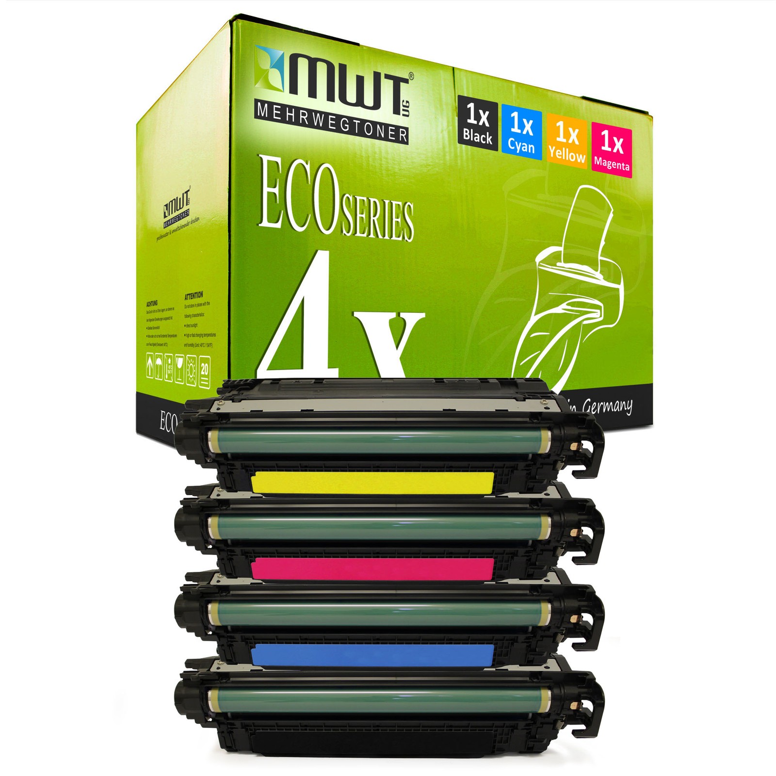 4x MWT ECO XXL Compatible CF320X Toner for HP Color LaserJet MFP M-680