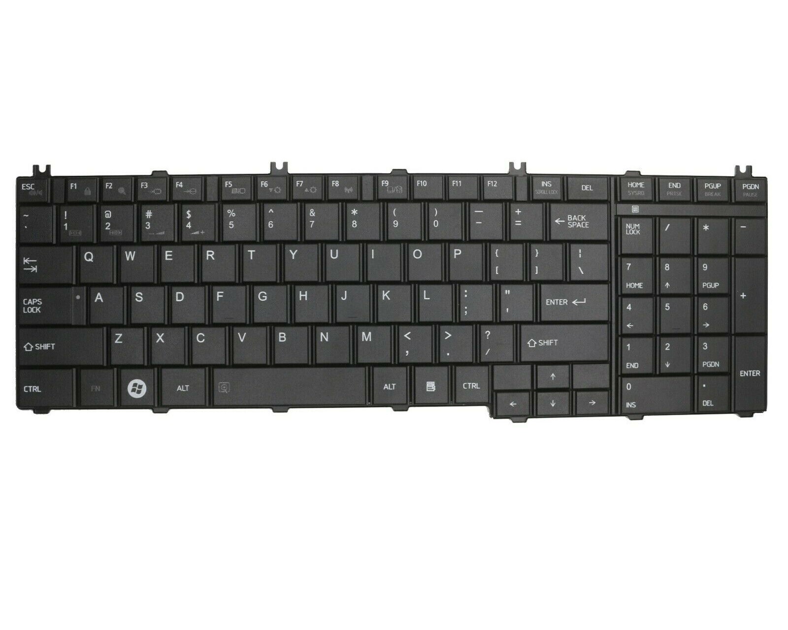 US Black Keyboard for Toshiba Satellite L655-S5061