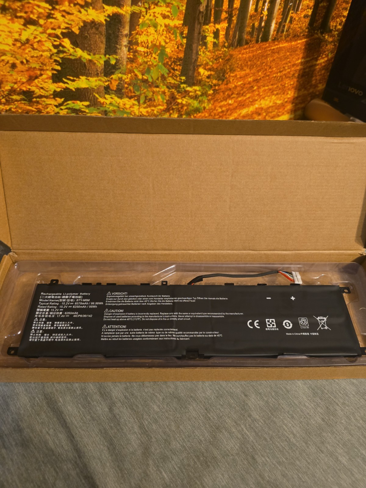 BTY-M6M Battery