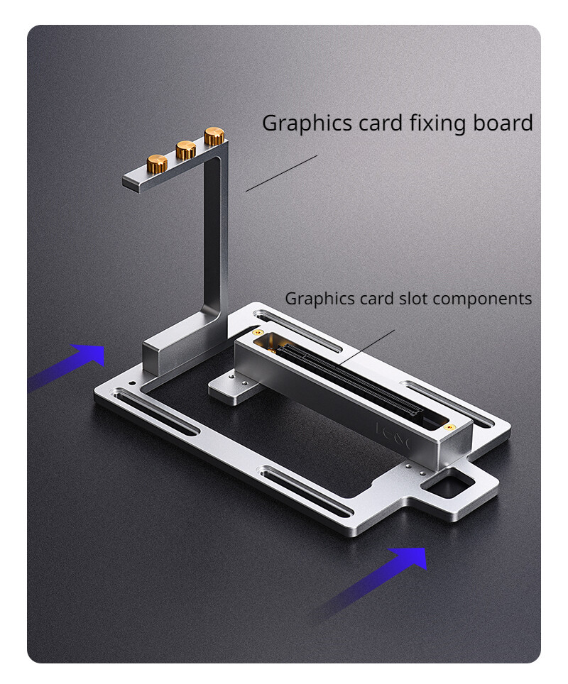 Graphics Card Vertical Mounting Bracket PCIE 4.0 Extension Cable Full Lossless