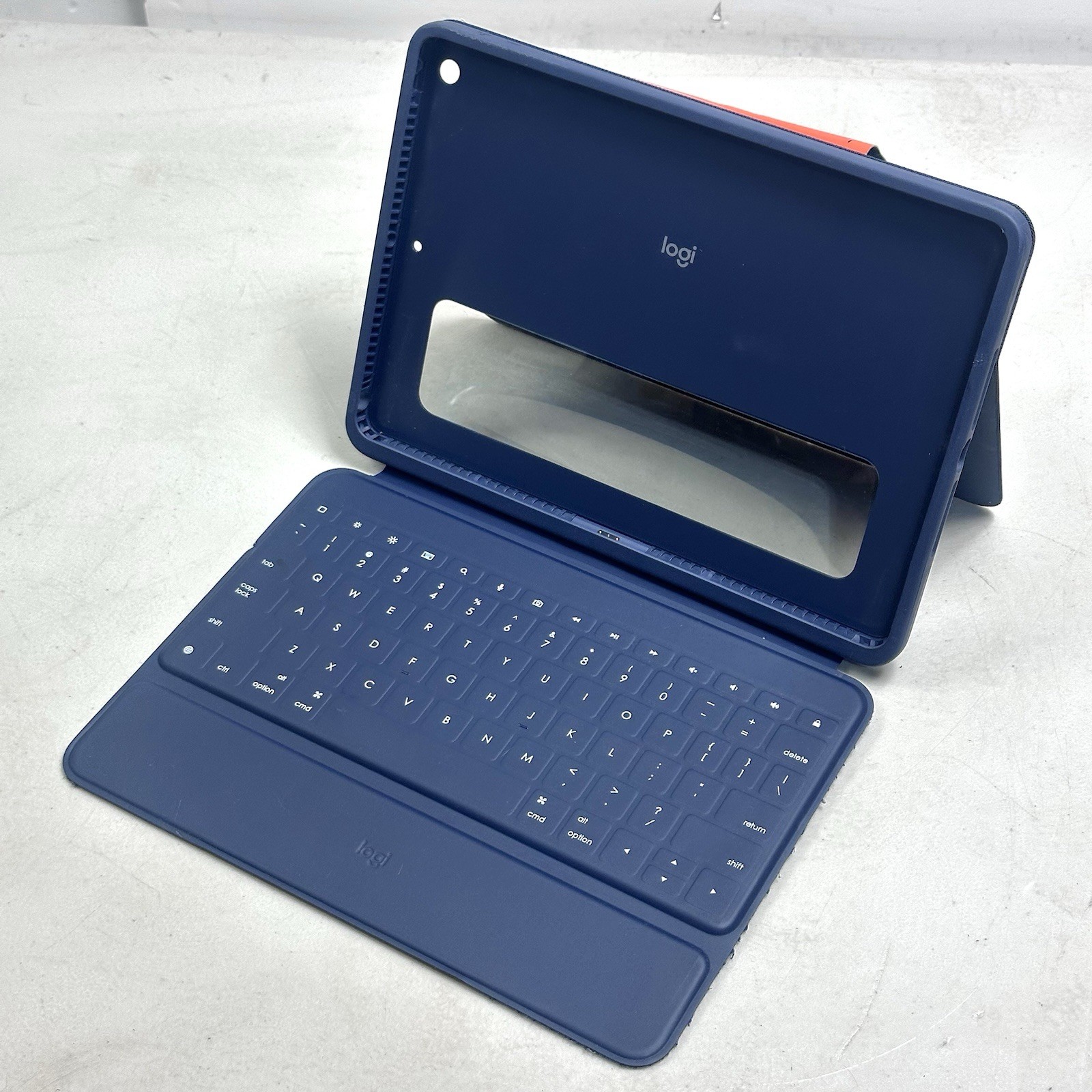Logitech YU0073 Rugged Combo 3 Keyboard Cases iPad 7th 8th 9th Blue WORKS