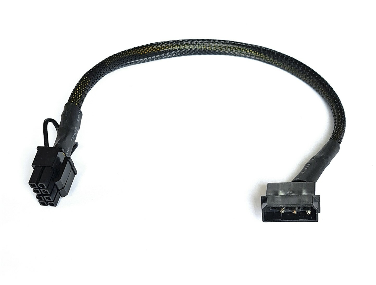Motherboard EPS 8 pin Cable Adapter from Molex 4 pin 12.5 inches 18 AWG Sleeved