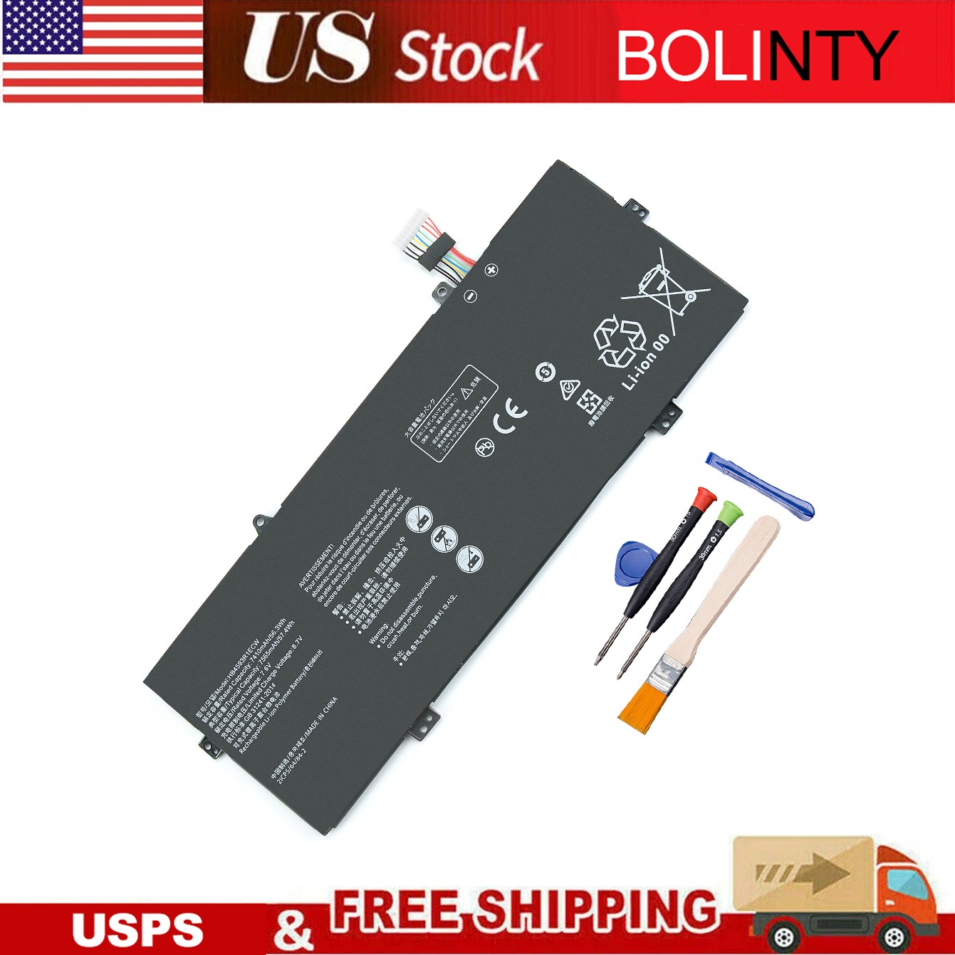 HB4593R1ECW Laptop Battery For Honor Magicbook MateBook X Pro 13.9 2019 i5 i7