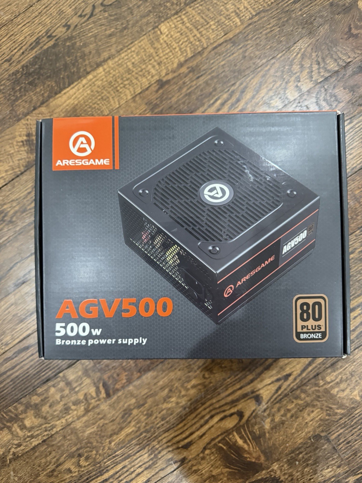 ARESGAME AGV Series 500W Power Supply, 80 plus Bronze Certified, Non Modular Pow