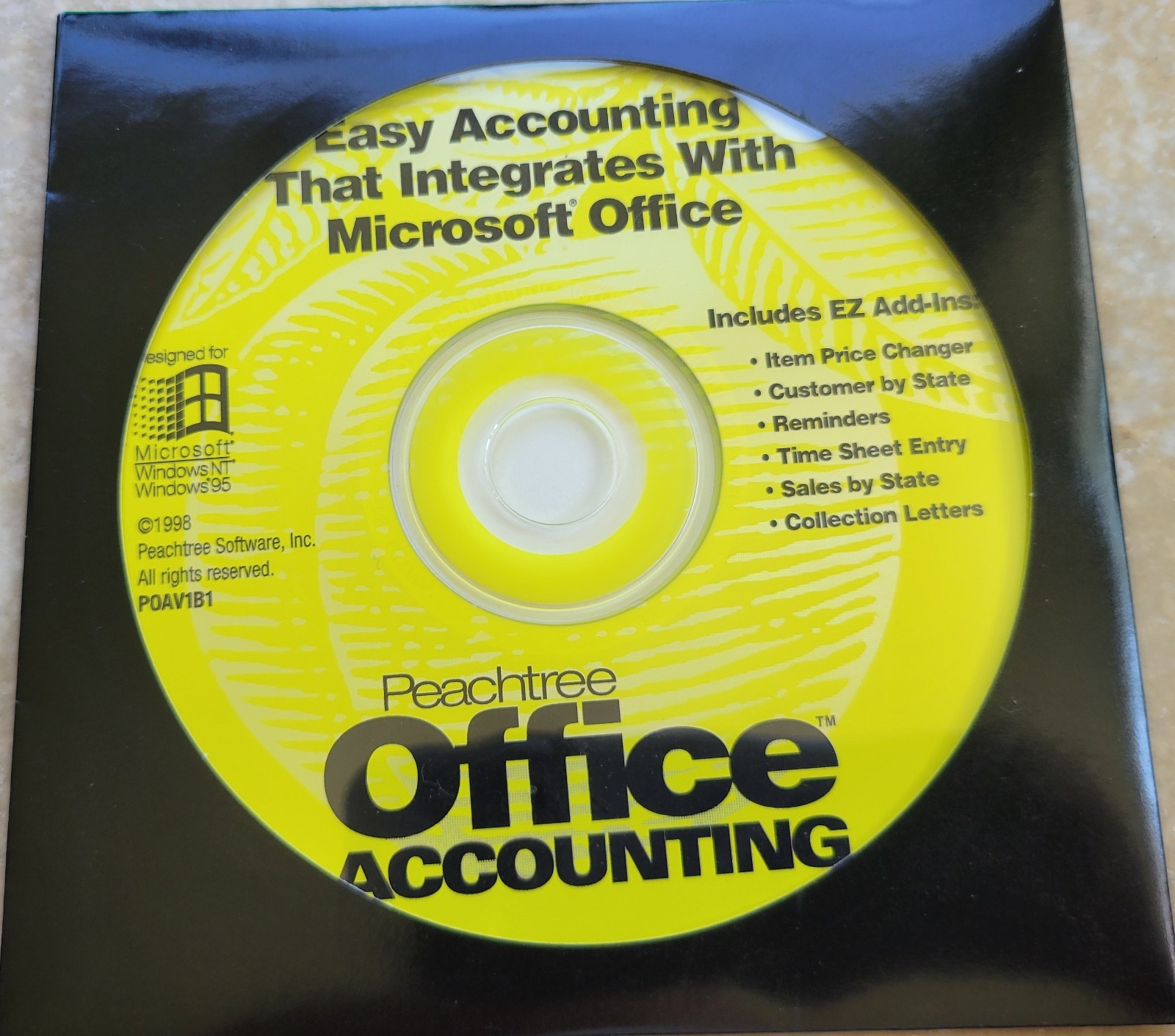 Vintage CD - Peachtree Office Accounting Software