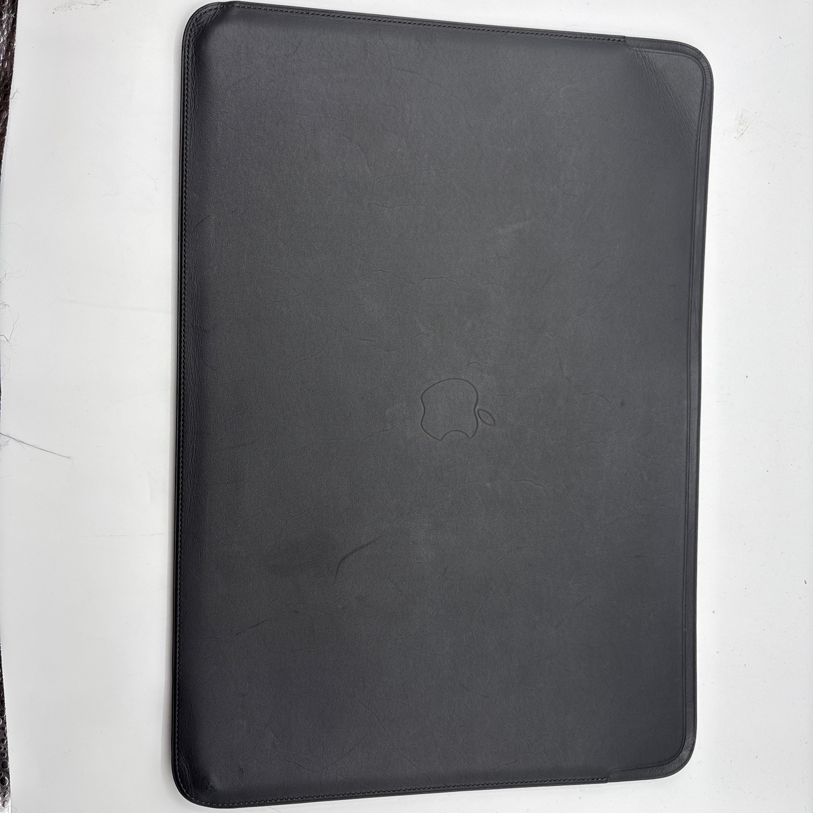 OEM Apple Leather Sleeve for 15-Inch MacBook Pro Or Other 15" Laptop In Black