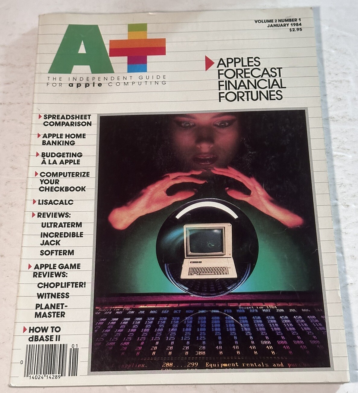 A+ The Independent Guide For Apple Computing Jan. 1984 Vol. 2 No. 1 LISACALC