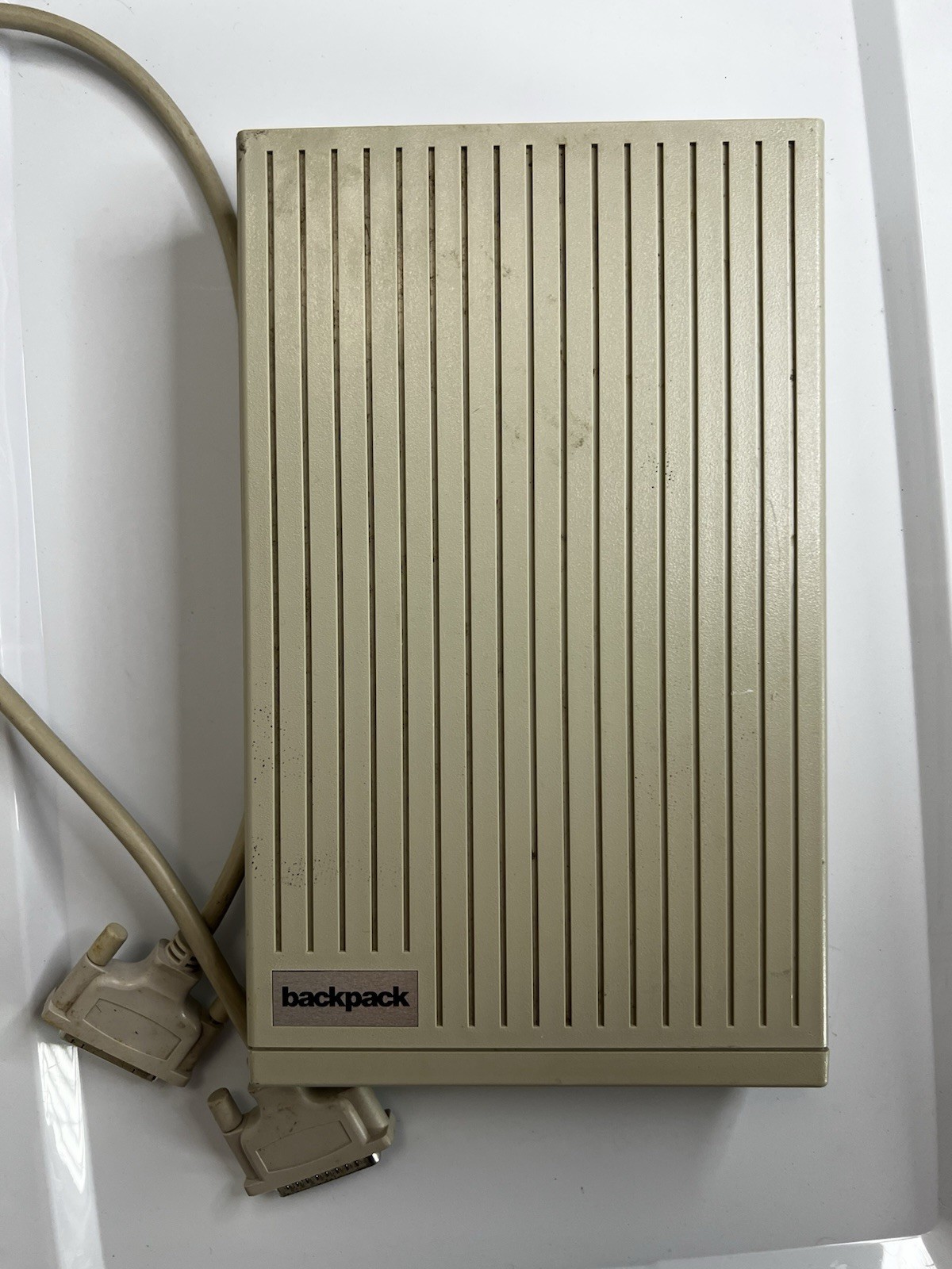 MicroSolutions Backpack CD ReWriter External Drive Model 167550 Untested