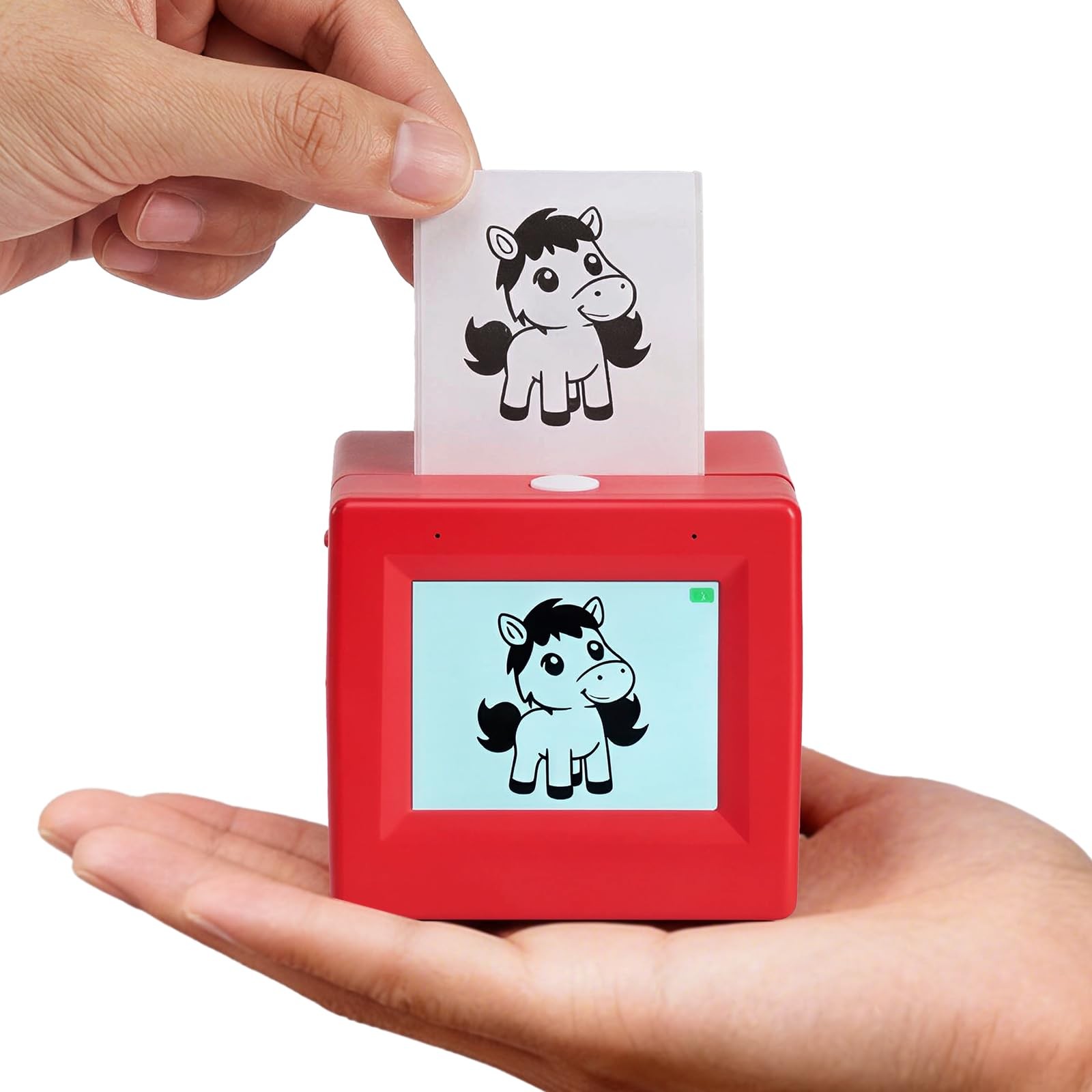 Smart AI Voice Sticker Printer Box, Magic Thermal Sticker Maker with Display,...