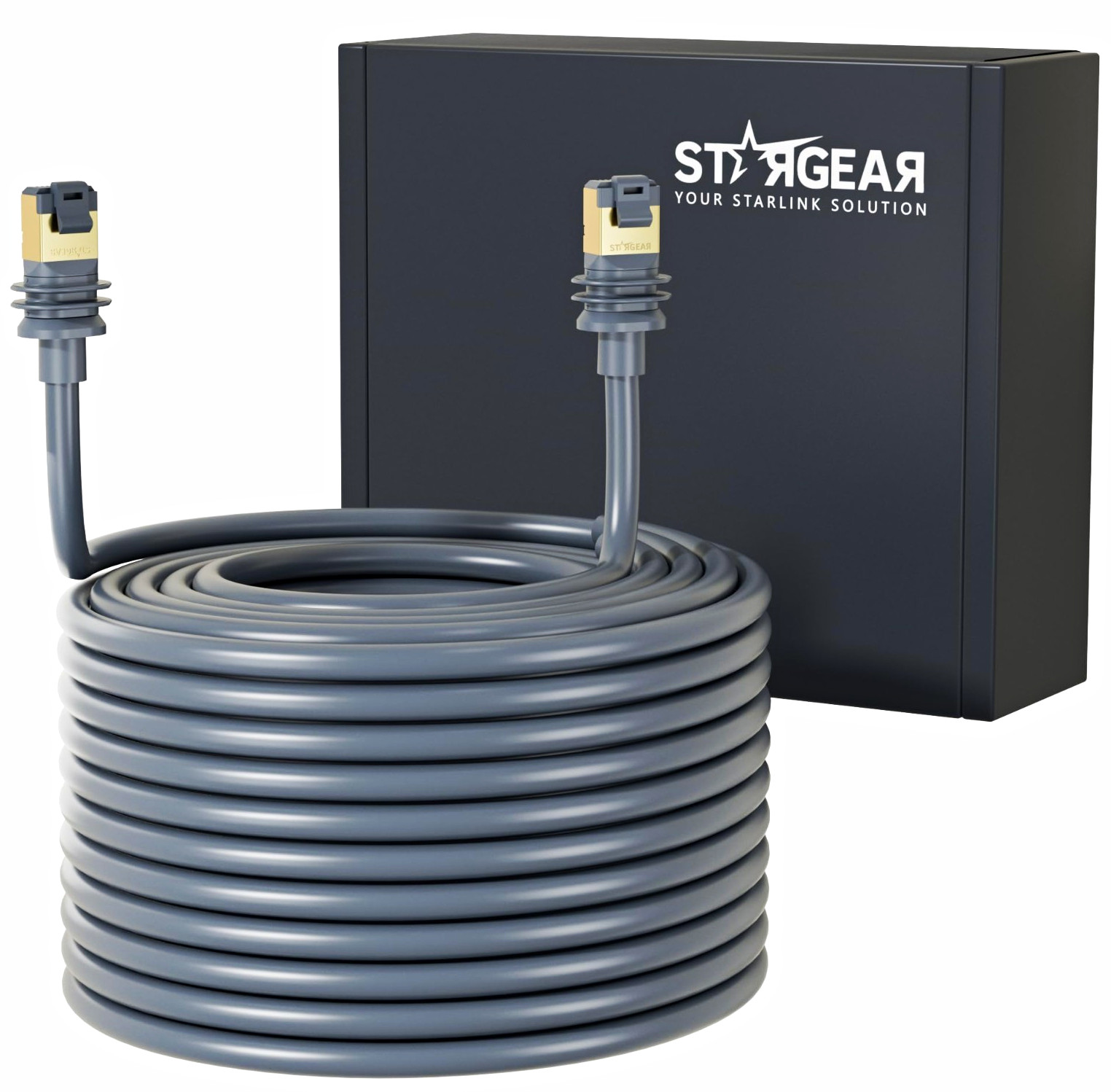 STAR GEAR Starlink Gen 3/MINI SPX-SPX RJ45-RJ45 Cable Gray Weatherproof