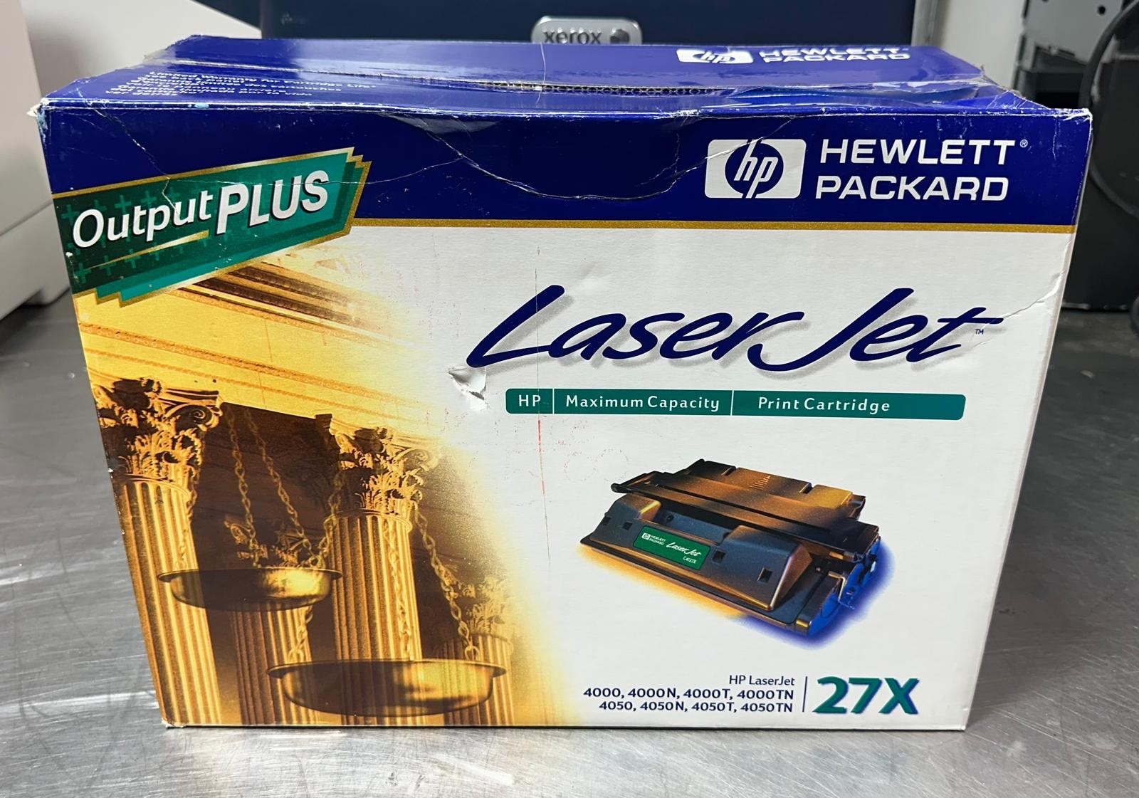 Genuine Hewlett Packard output plus laser jet maximum capacity 27X  cartridge