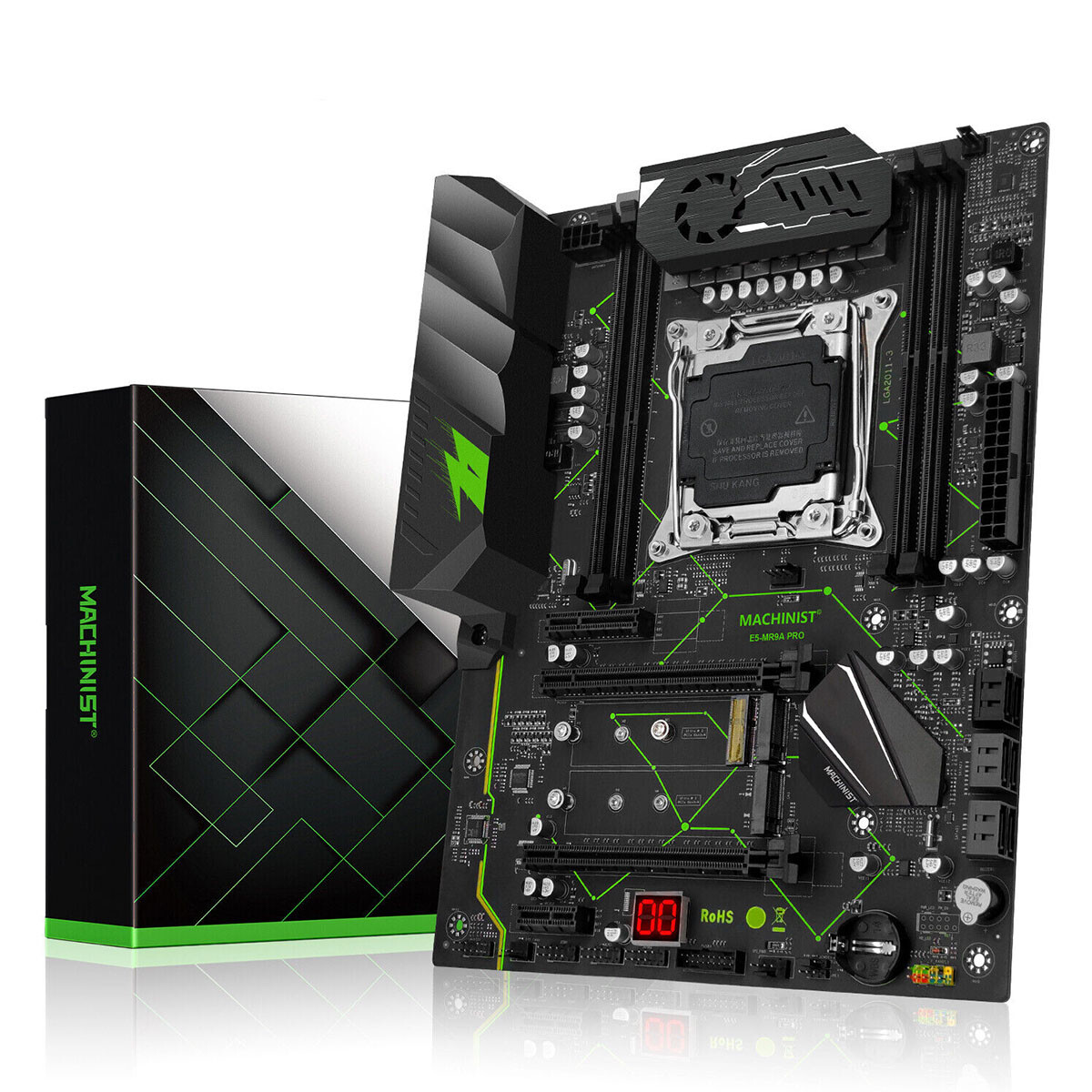 LGA 2011-3 Motherboard PS/2 Xeon E5 2670 V3 CPU DDR4 Four-channel On-Board Audio