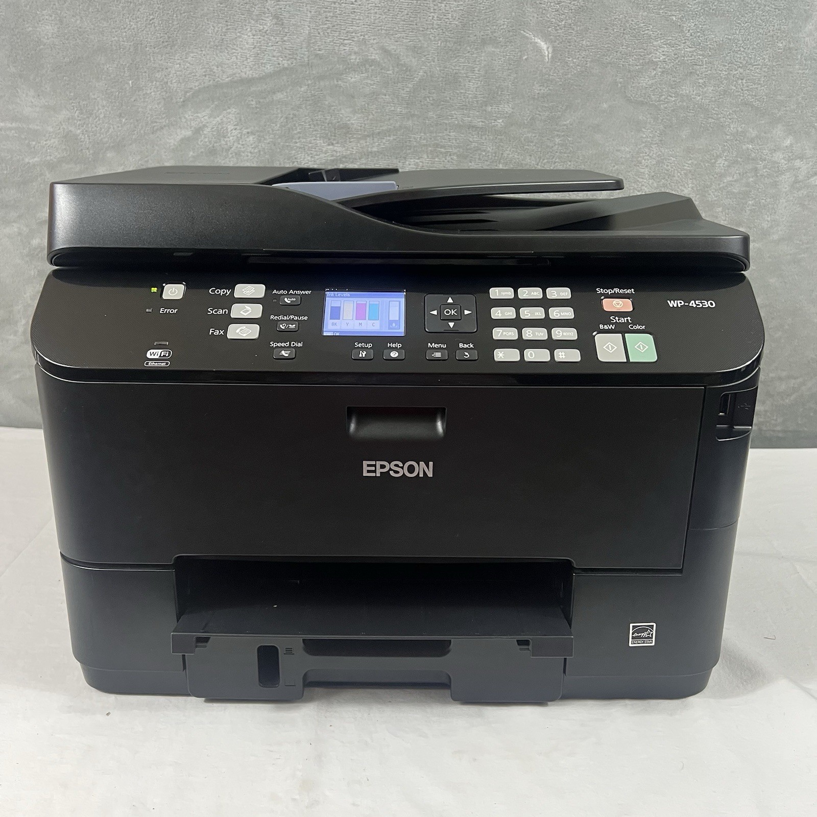 Epson WorkForce Pro WF-4530 All-in-One Printer  Wireless Color Inkjet READ