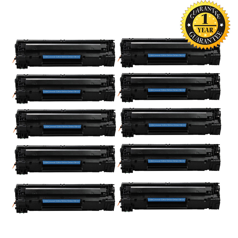 10-Pack Pk CE285A 85A 285A Toner Cartridge For HP LaserJet P1102 P1102W M1212NF