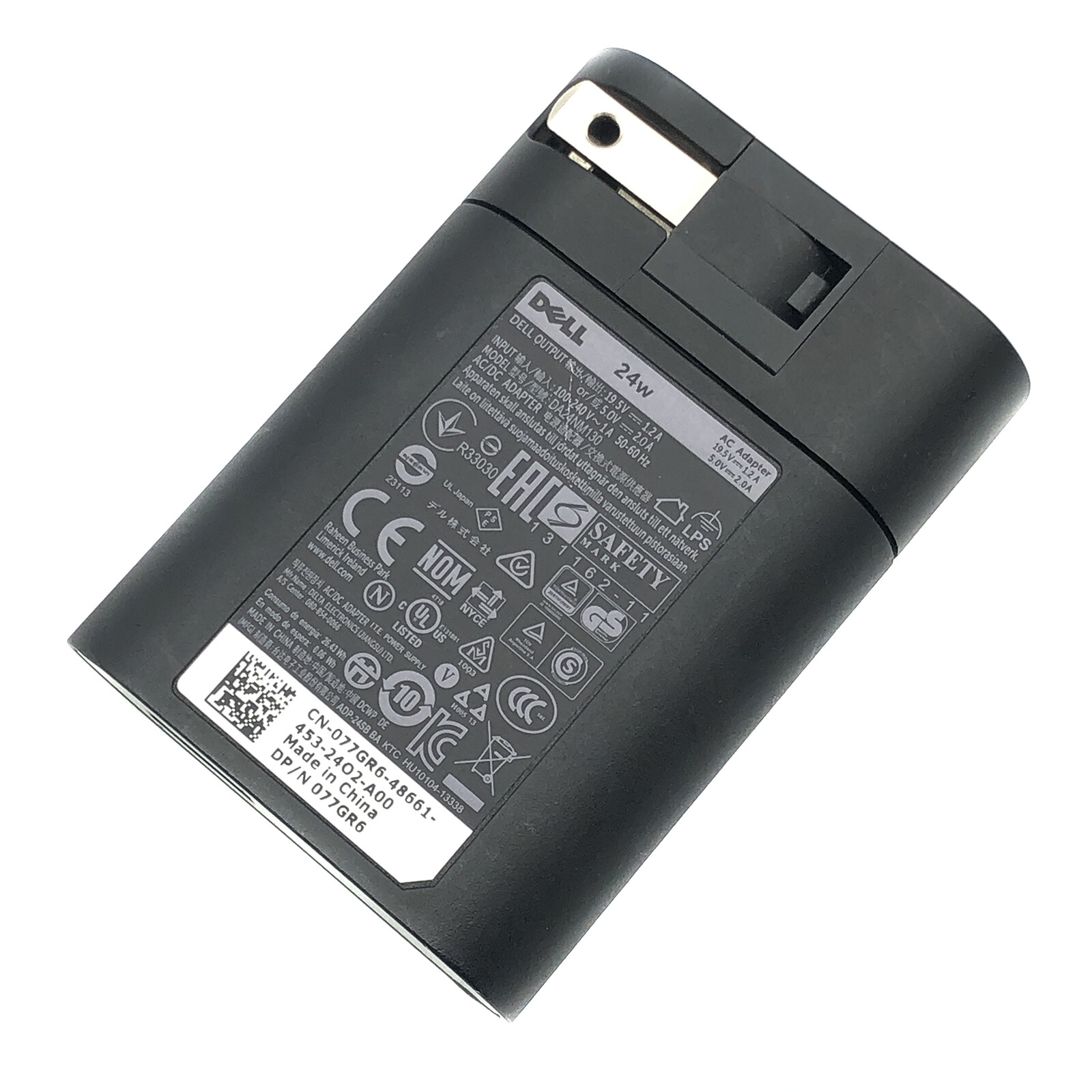 Genuine DA24NM130 KTCCJ AC Adapter O77GR6 For Dell Venue 11 Pro 11i 8 7