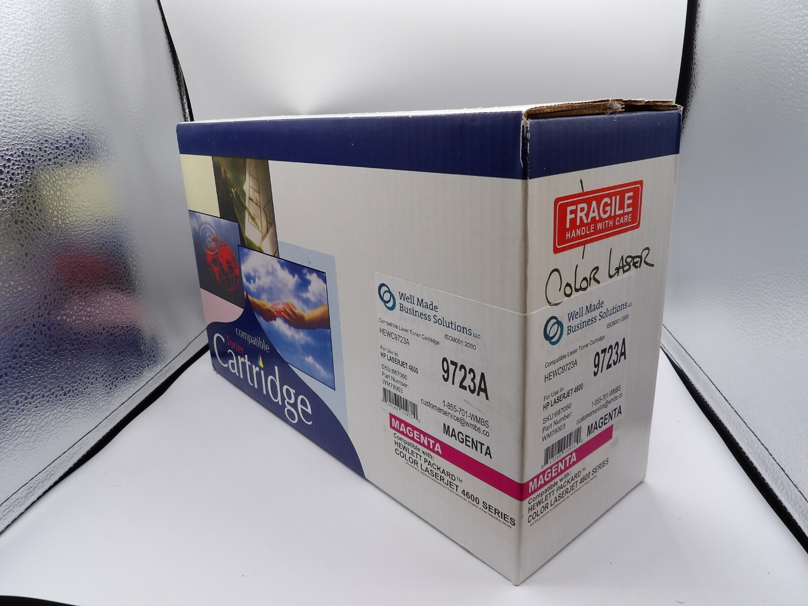 641A Premium Laser Cartridge for HP C9723A Color Laser Jet 4600 Printer Magenta