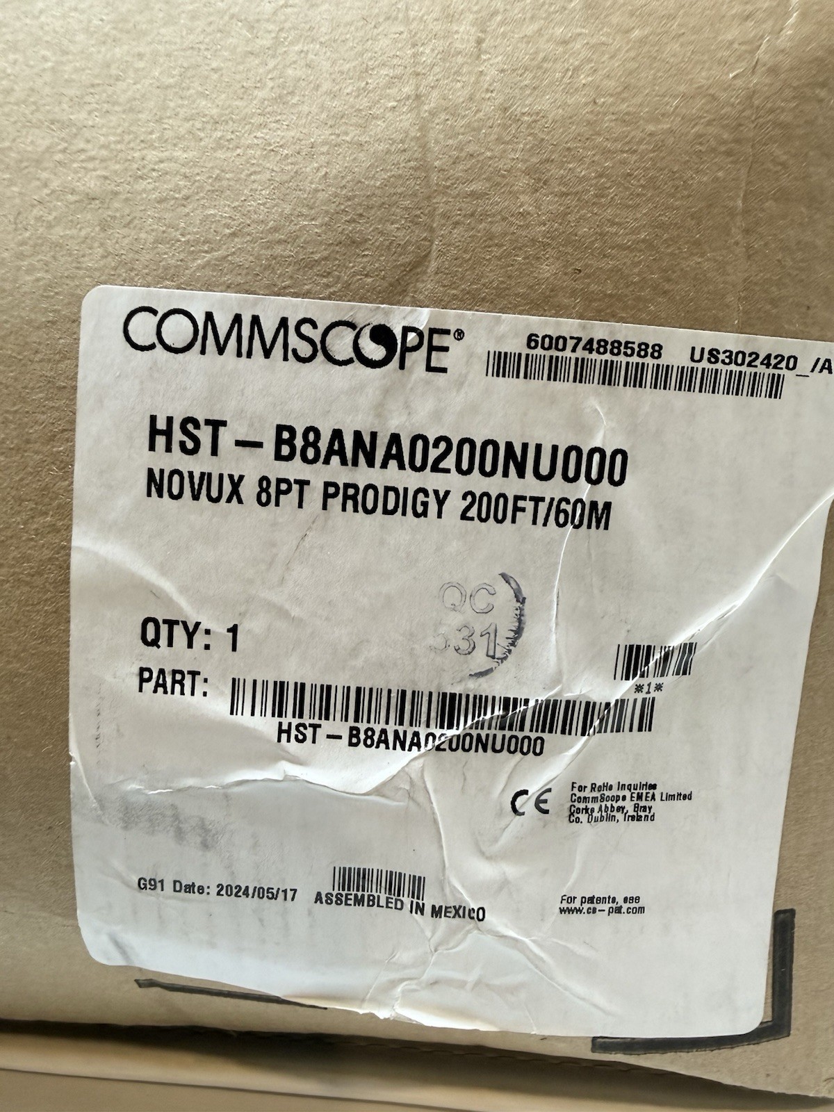 COMMSCOPE HST-B8ANA0200NU000 HST Novux Prodigy Hardened 8 Port Terminal