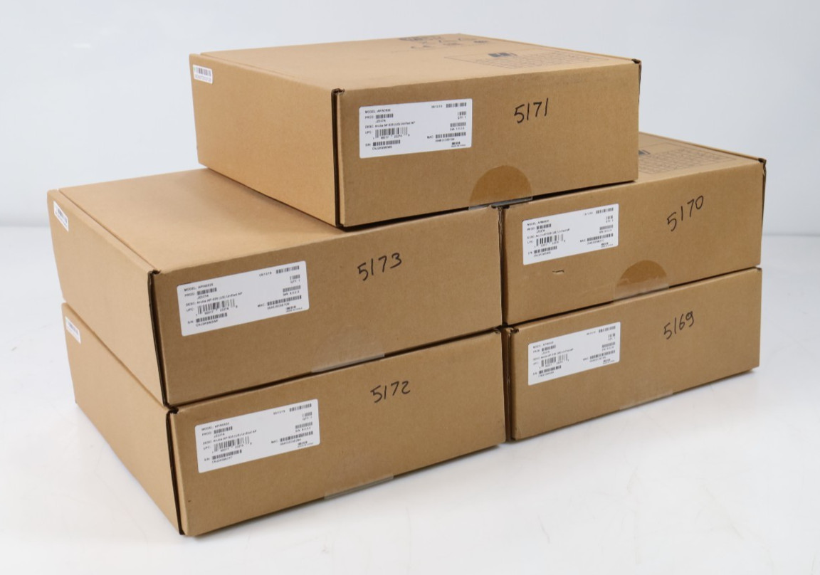 Lot 5x Aruba AP-535-US Unified Wireless Access Point APIN0535 New Open Box