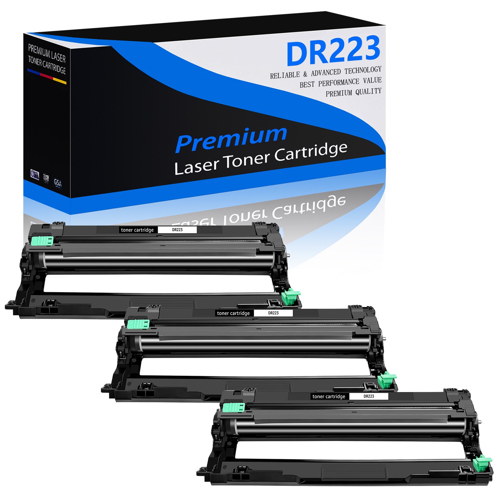 3PK DR-223CL DR-223 Drum Unit for Brother DR223 DR223CL MFC-L3750CDW HL-L3230CDW