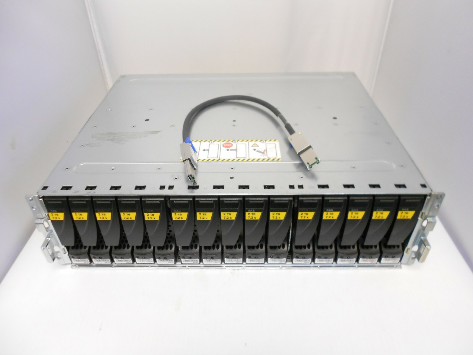 EMC Expansion Array Jbod Disk Array Shelf W/ 15x SAS SATA Trays Dell HP 6G 3.5''