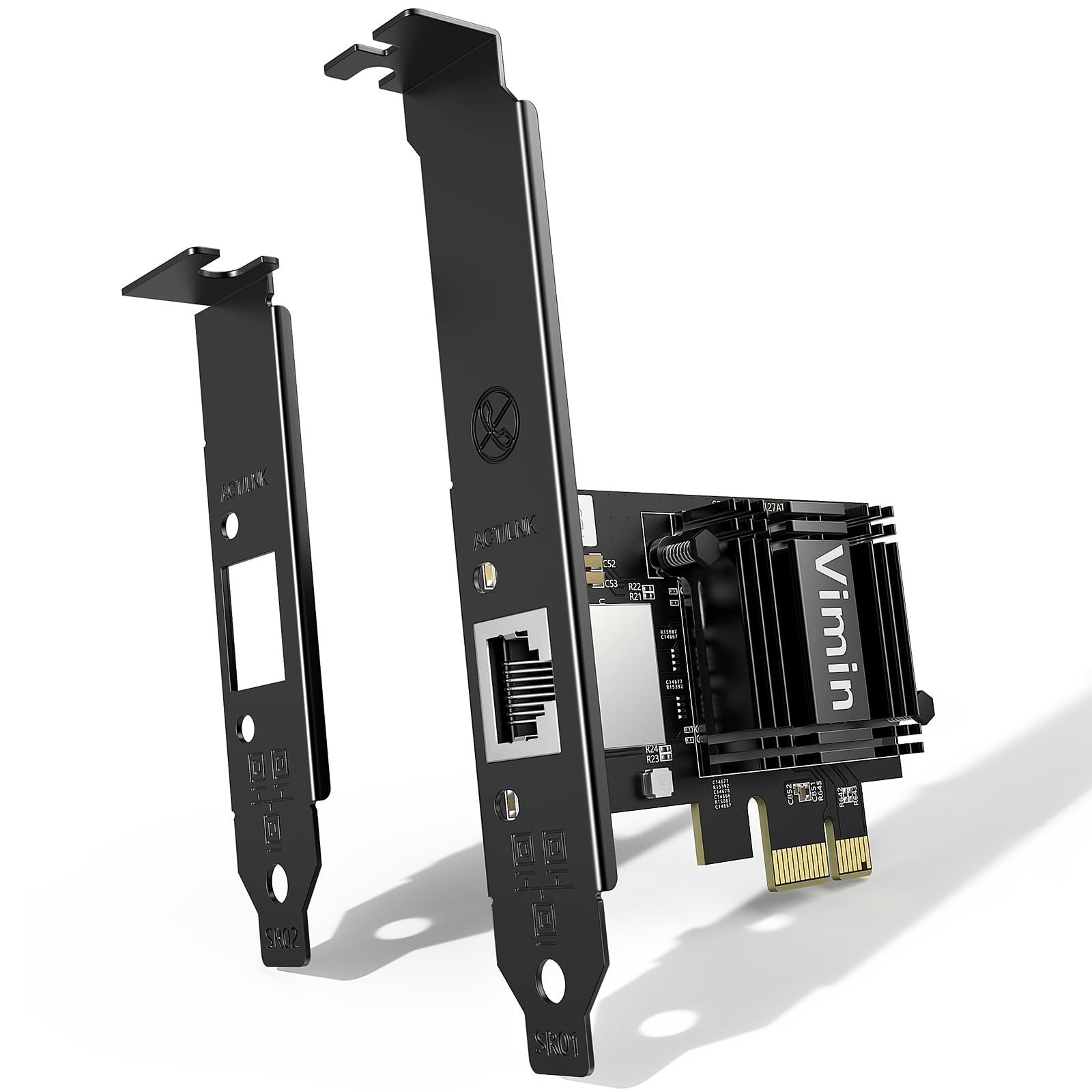 10G PCIe Network Card, Realtek RTL8127AT, High-Speed Ethernet Adapter, Low Laten