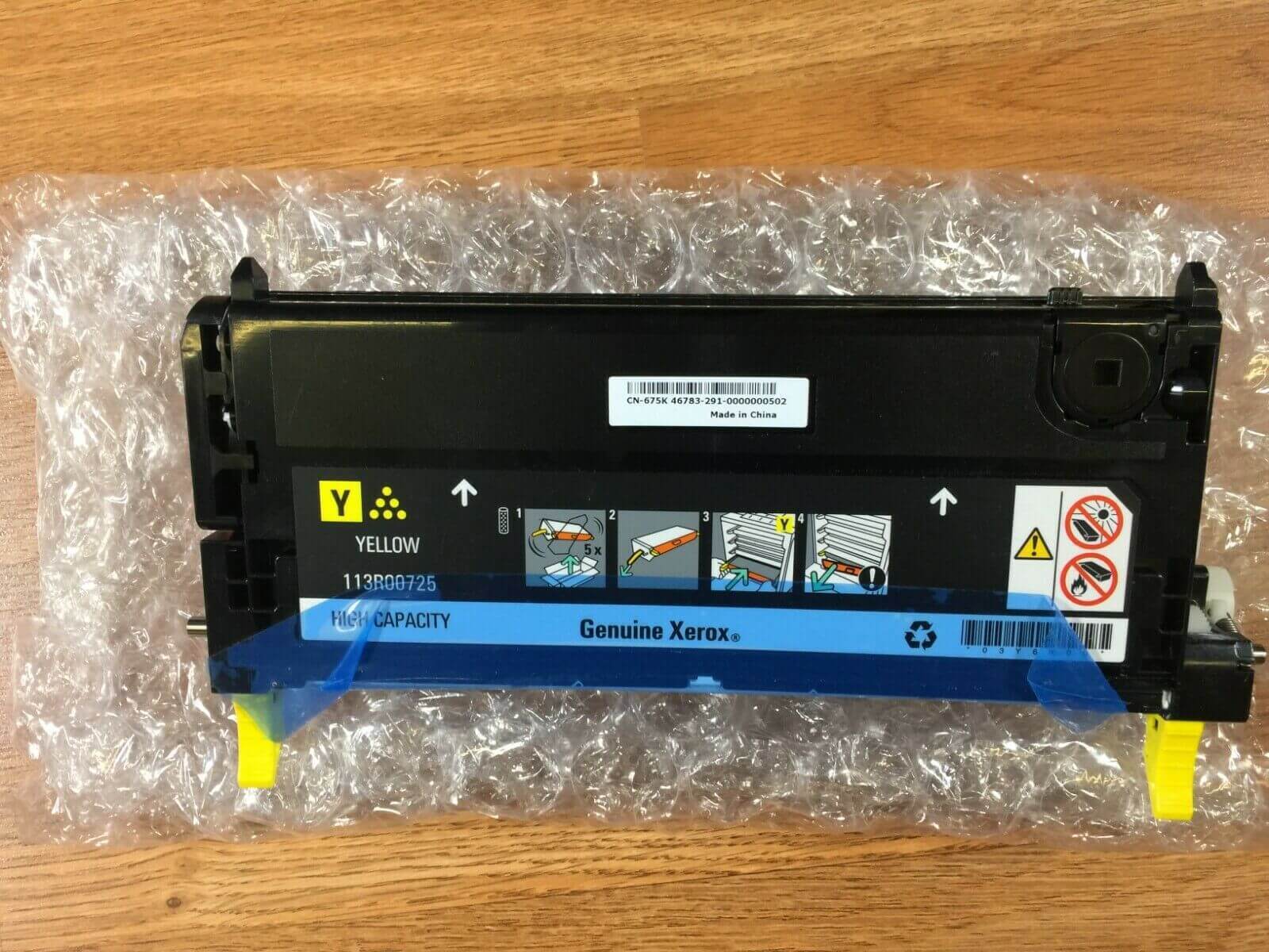 No Box Xerox Phaser 6180 High Capacity Yellow Toner 113R00725 - FedEx 2Day Air