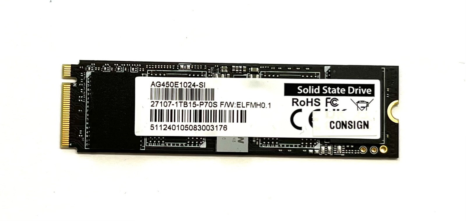 AG450E1024-SI Gigabyte AORUS Gen4 5000E 1TB Internal SSD M.2 2280 PCIe 4.0 x OEM