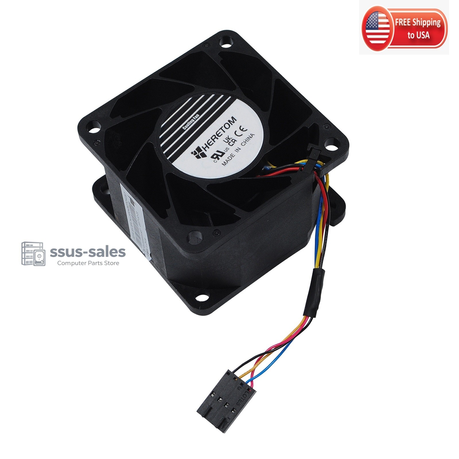 Server CPU Cooling Fan 01KP642 01KP643 PWM For Lenovo ThinkSystem SR550 NEW