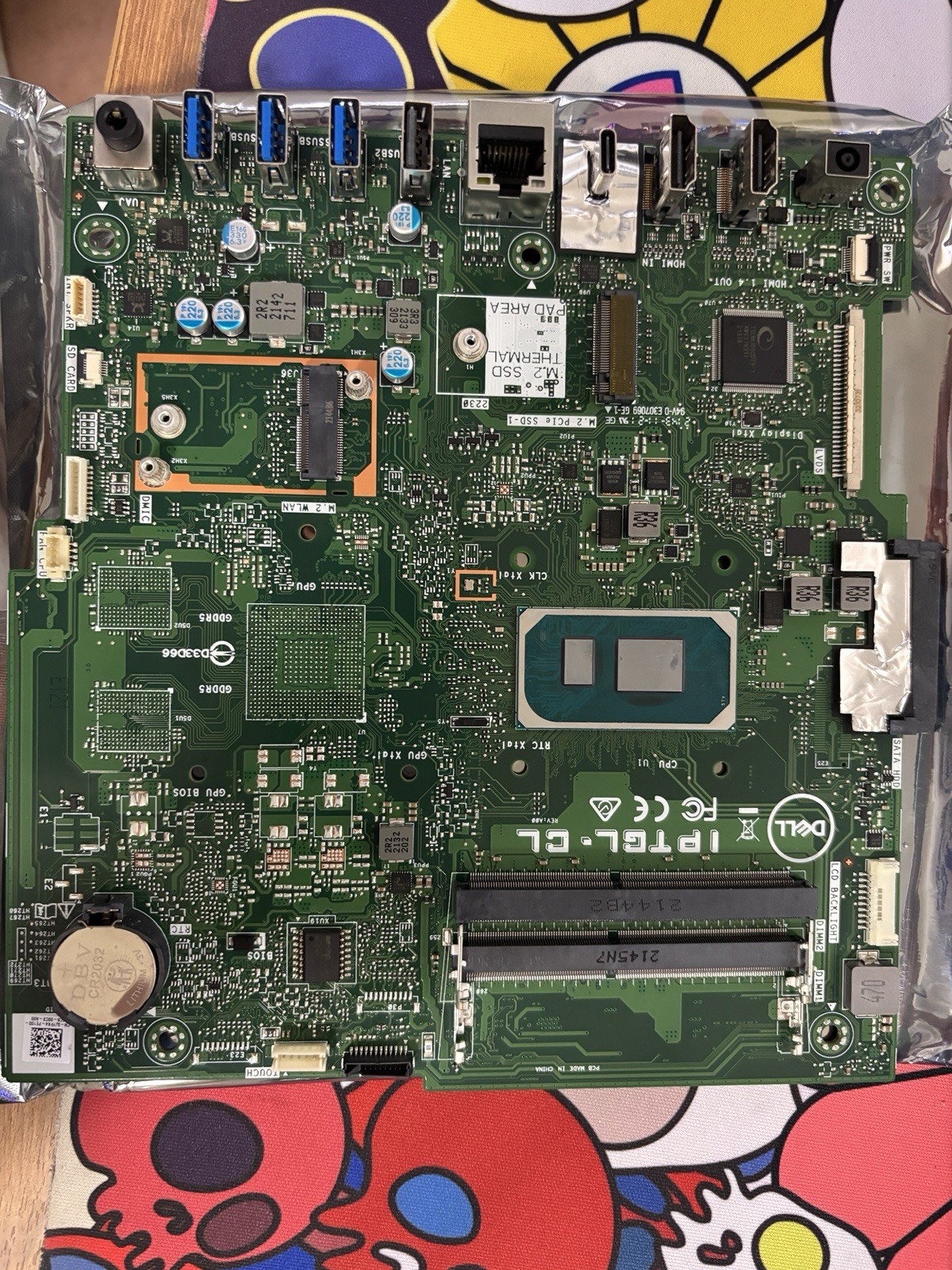 Dell JYFK4 IPTEL-PL Micro PC Motherboard Intel 10th Gen DDR4 HDMI DP USB-C