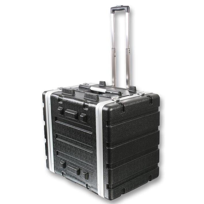 NEW PA DJ 8RU Portable Equipment Rack Mount Storage Case.on wheels.19