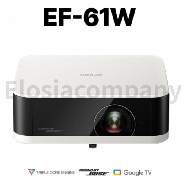 EPSON EF-61 Portable Smart Projector FHD 700 Lumen Google TV Bose Audio 3Colors