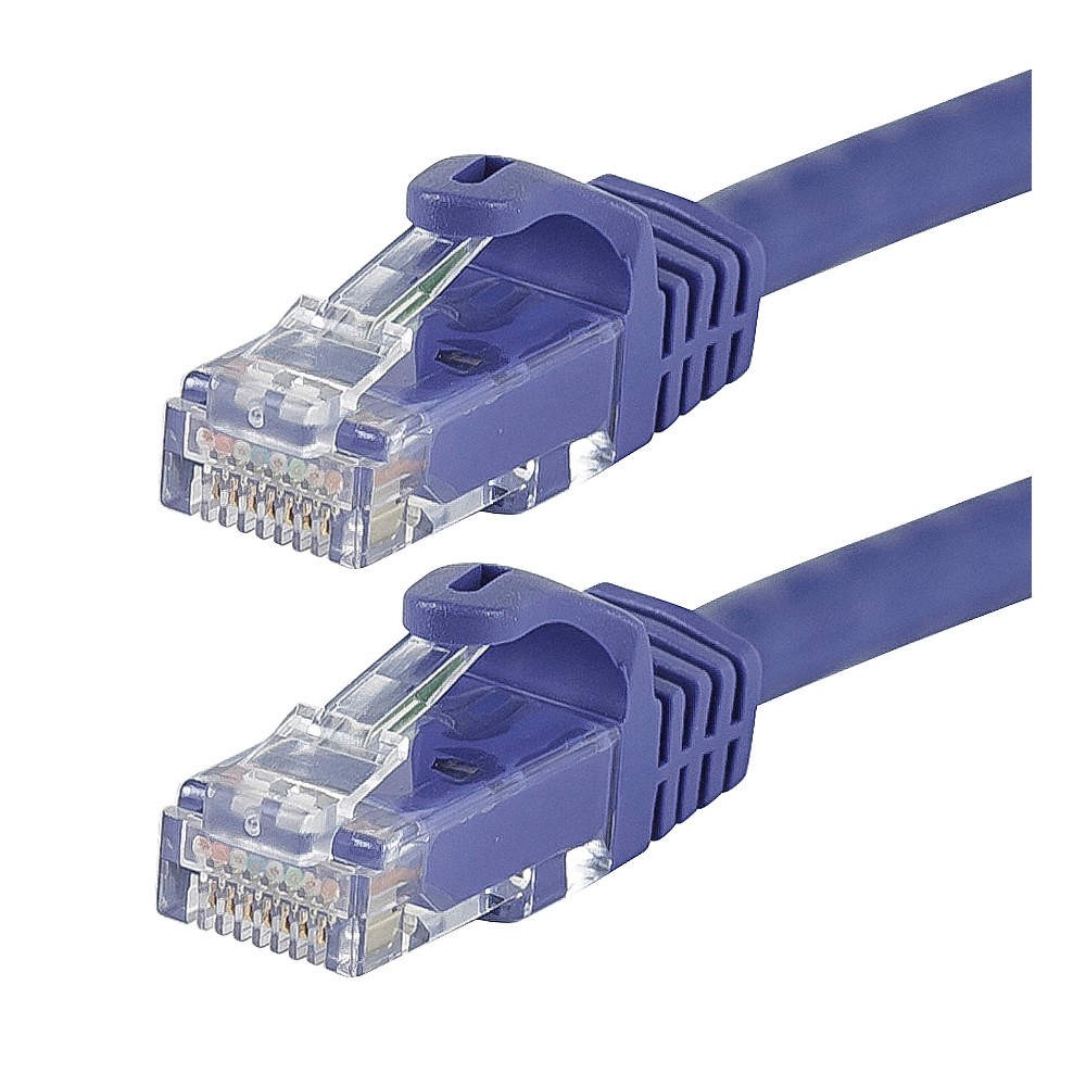 MONOPRICE 9852 Patch Cord,Cat 6,Flexboot,Purple,7.0 ft. 38F981