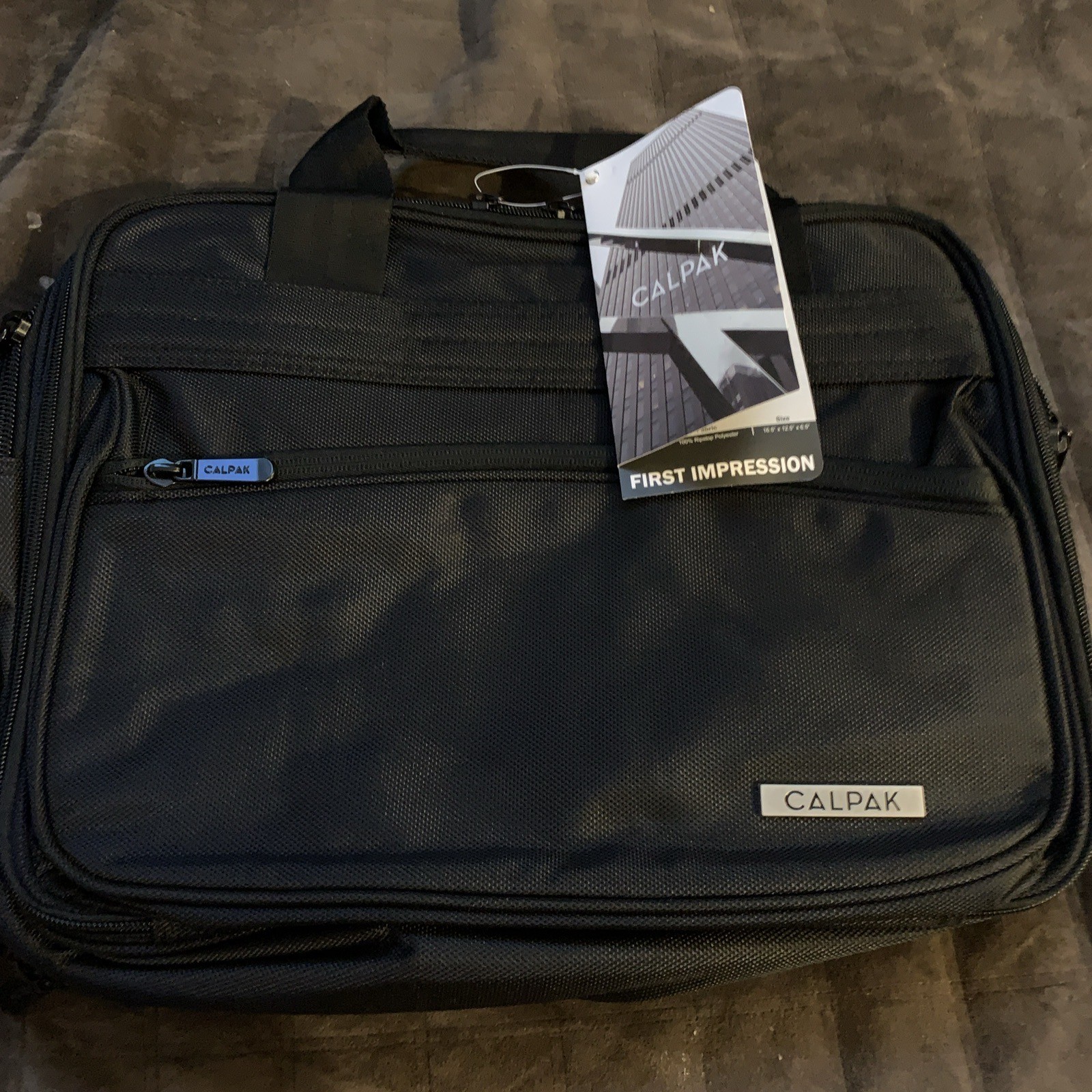 Calpak First Impressions Laptop Briefcase New W Tags With Strap