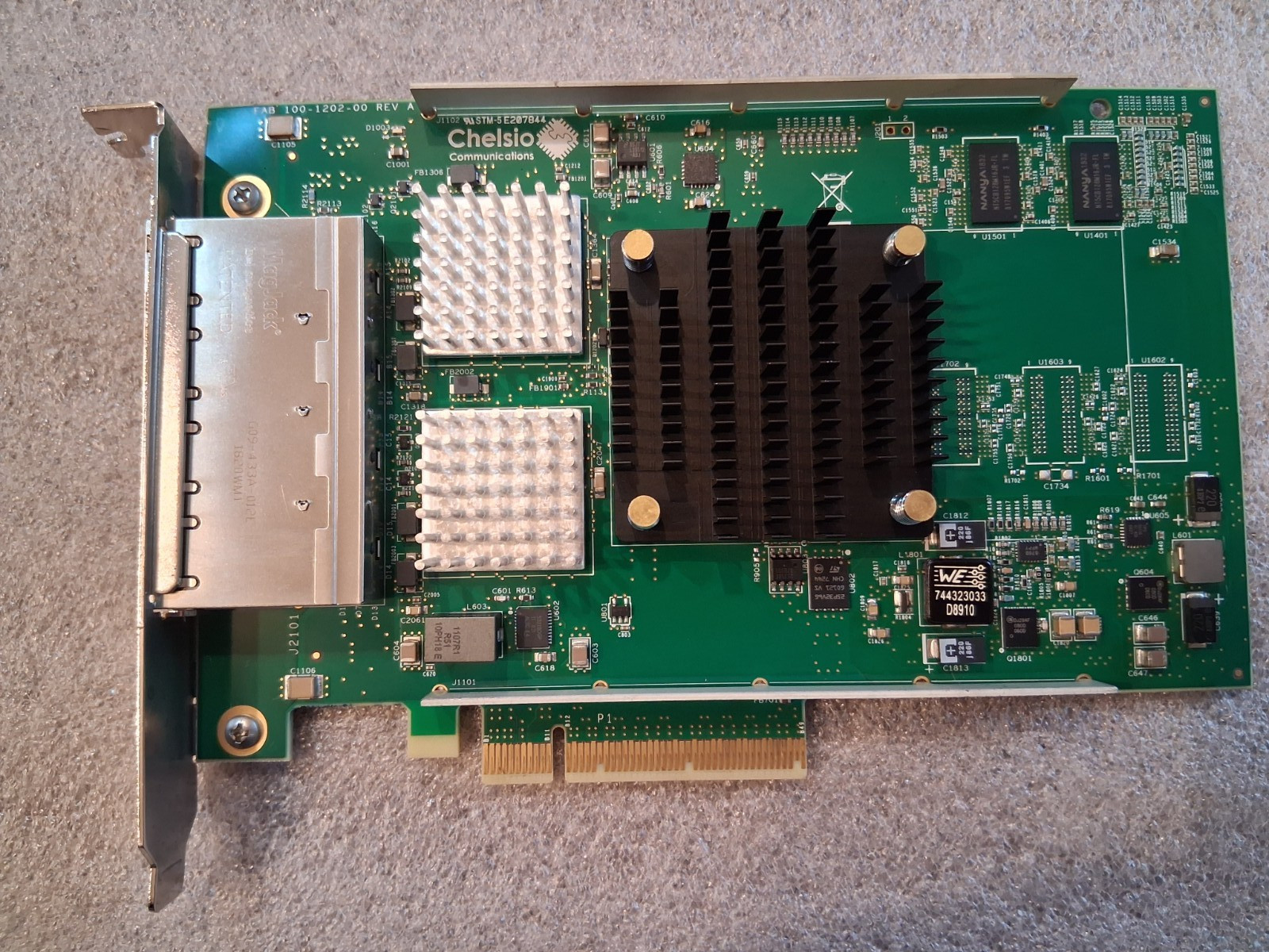 Dell 05MHDP Chelsio Quad-Port 10GB-T QT T540-BT Network Adapter Card