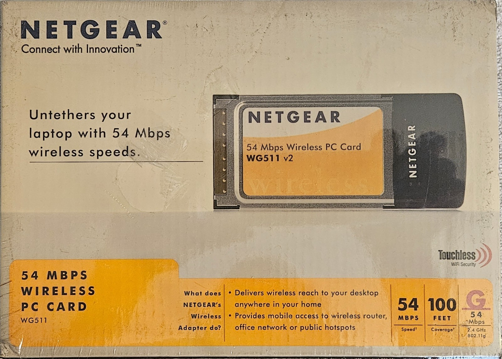 Netgear 54 Mbps Wireless PC Card WG511