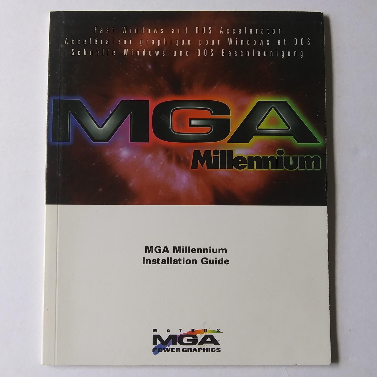 MGA Millennium Installaton Guide - Matrox MGA Power Graphics