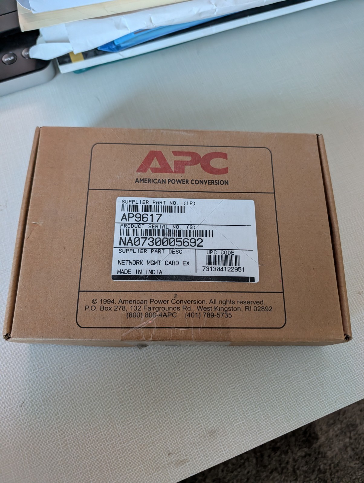 APC AP9617