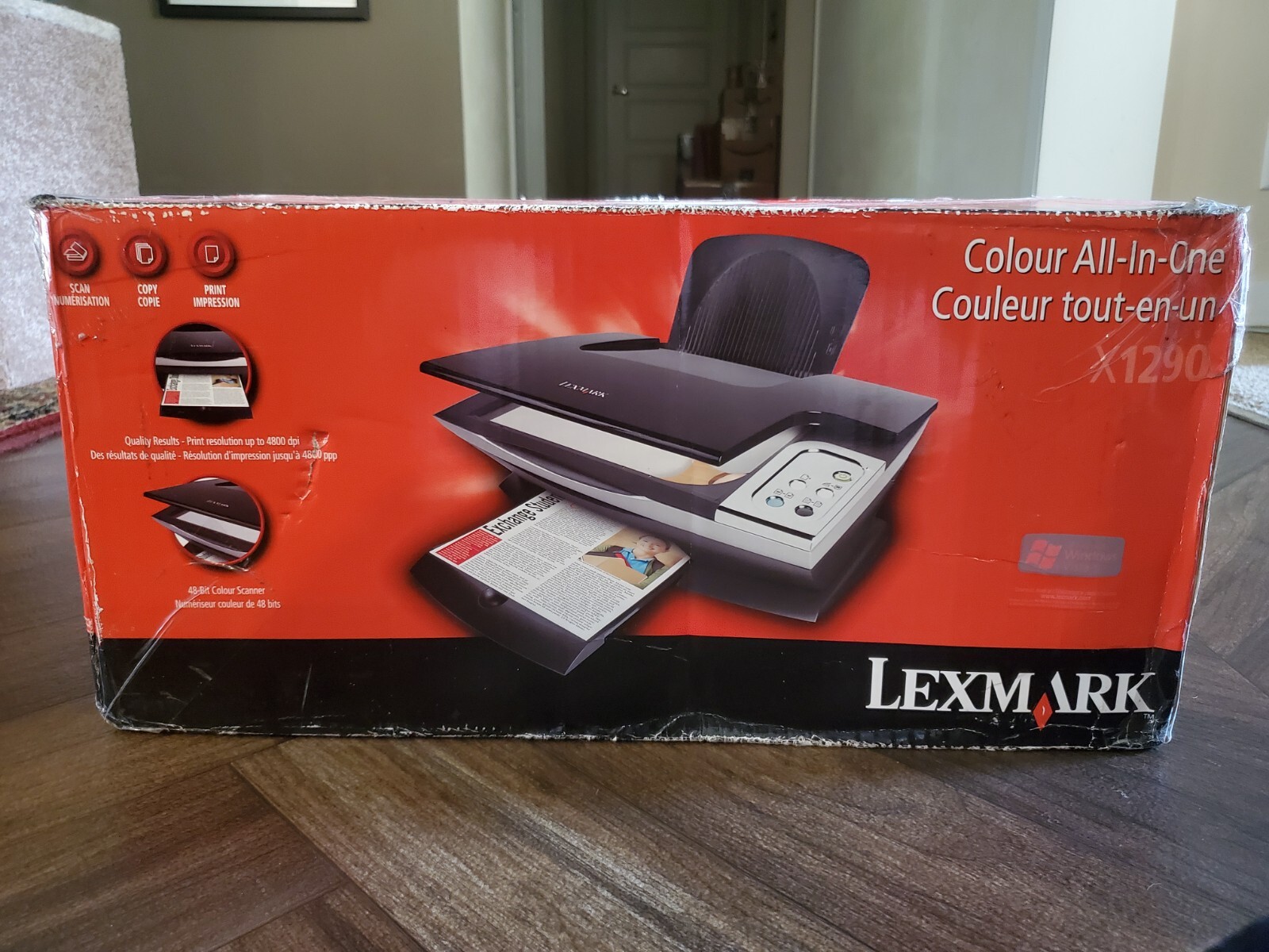 NEW Lexmark X1290 48-Bit Color Scanner Printer Rare to find NEW only one on ebay