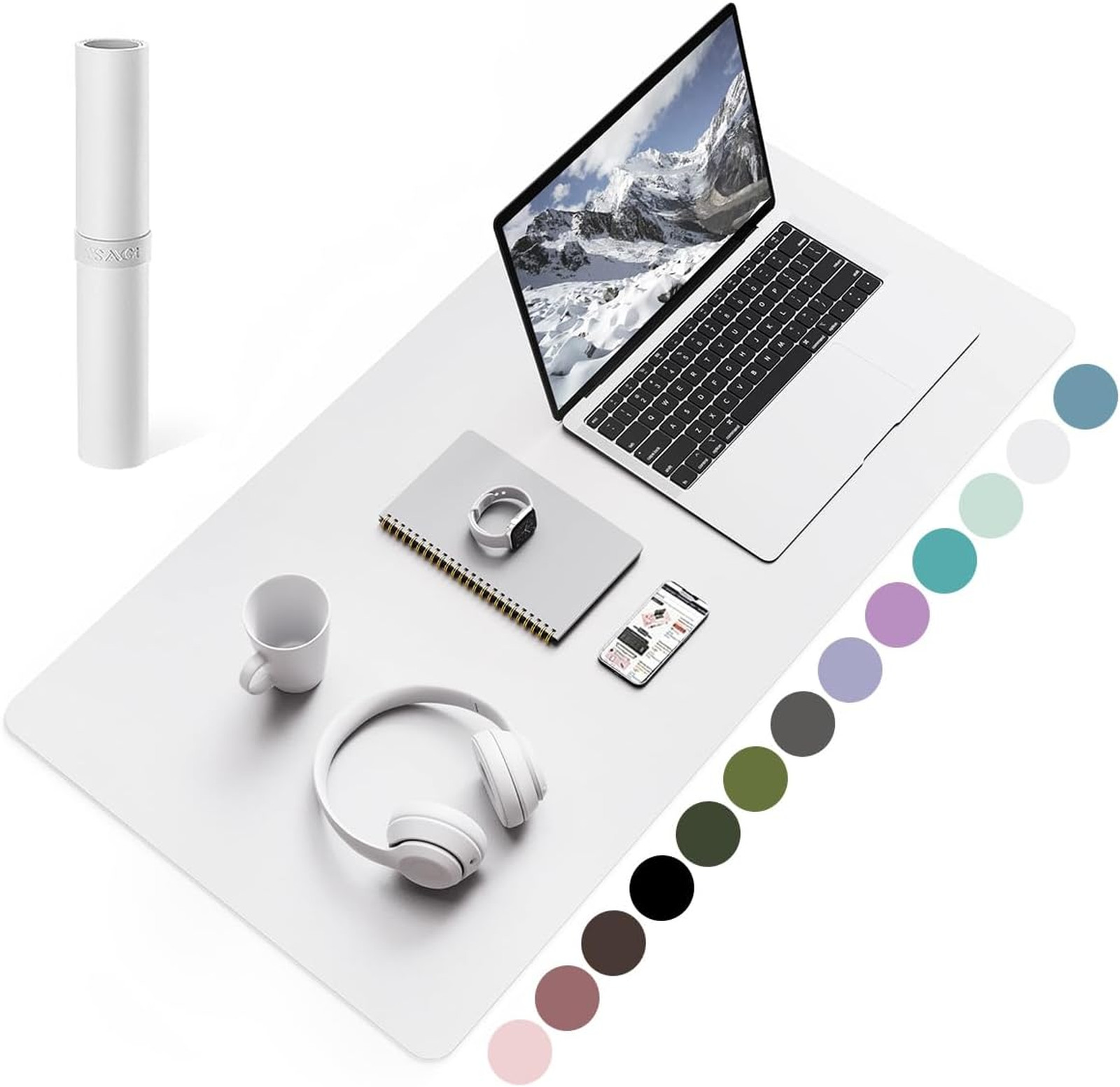 Leather Desk Pad Waterproof Large Mouse Pad Anti-Slip Computer Keyboard Mat