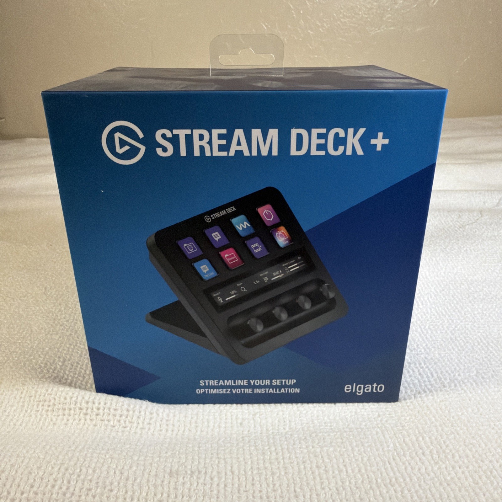 Elgato Stream Deck Plus + Black Audio Mixer Studio Controller