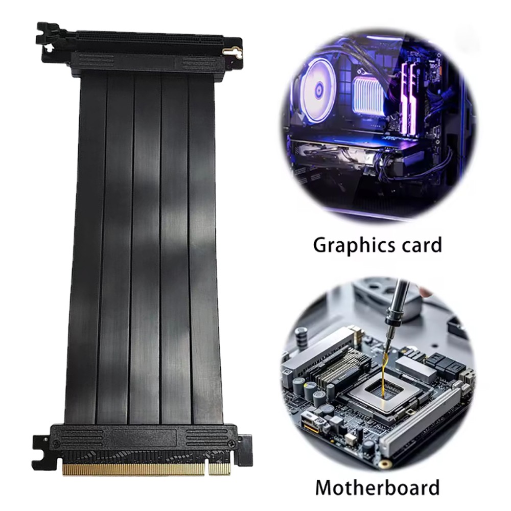 PCIE 16X 3.0 Riser Cable Graphics Card Extension Cable Computer Accessories US