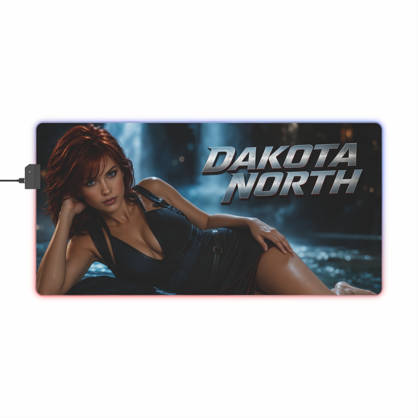 LED Gaming Mouse Pad Dakota North RGB Desk Mat PC Gaming Accessories