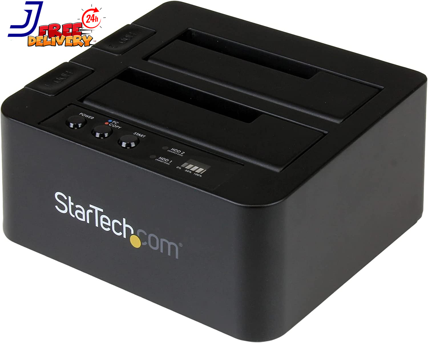 Standalone Hard Drive Duplicator External Dual Bay HDD/SSD Cloner/Copier USB to