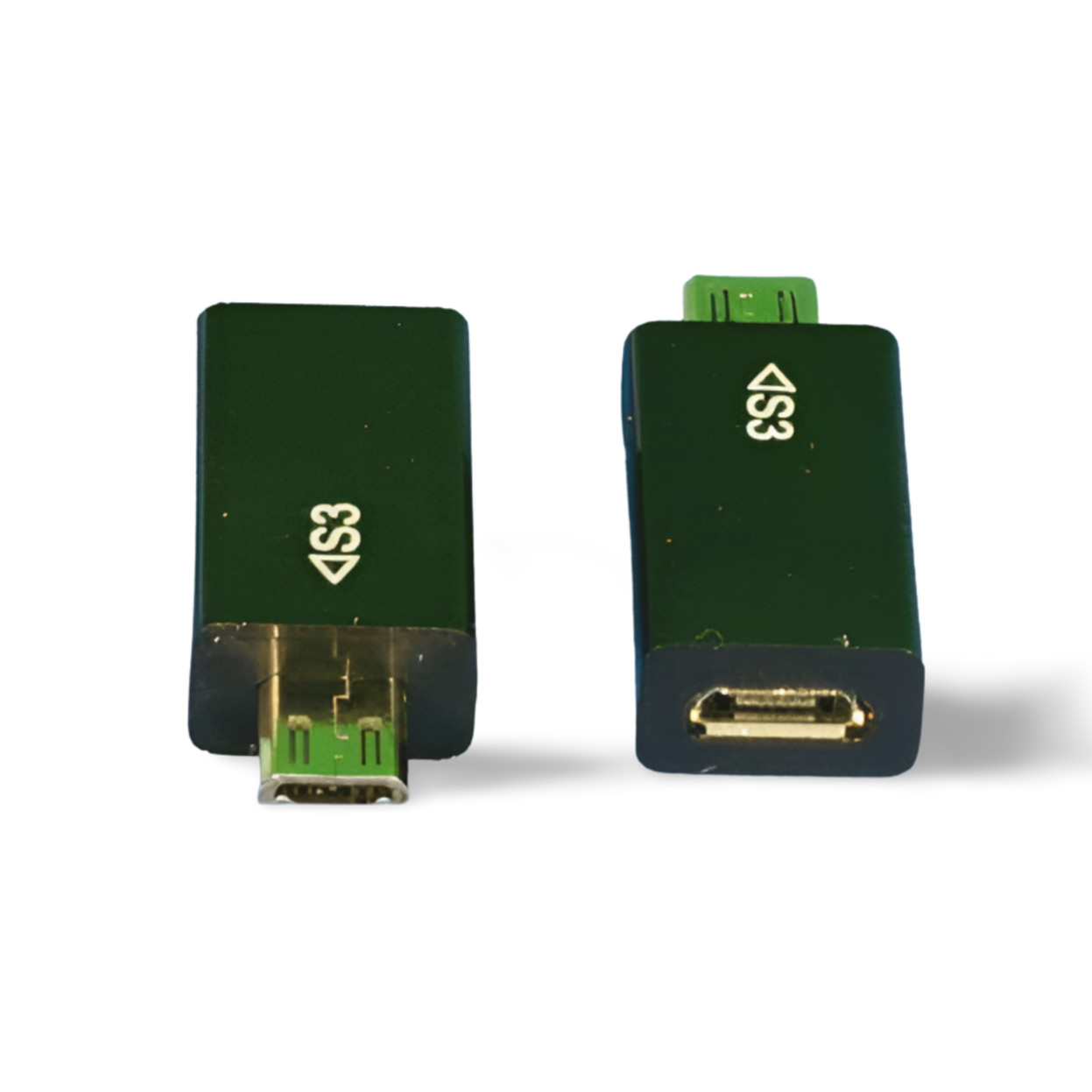 USB Micro 11 Pin Male to USB Micro 5 Pin Female Adapter - Black