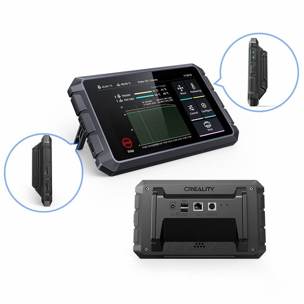 Creality Sonic Pad Klipper, 7 Inch Touch Screen 3D Printer Controller